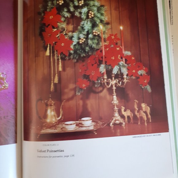 Vintage 1970s Hardcover Book Flower Fabrications by Jean Wilkinson - Picture 13 of 16